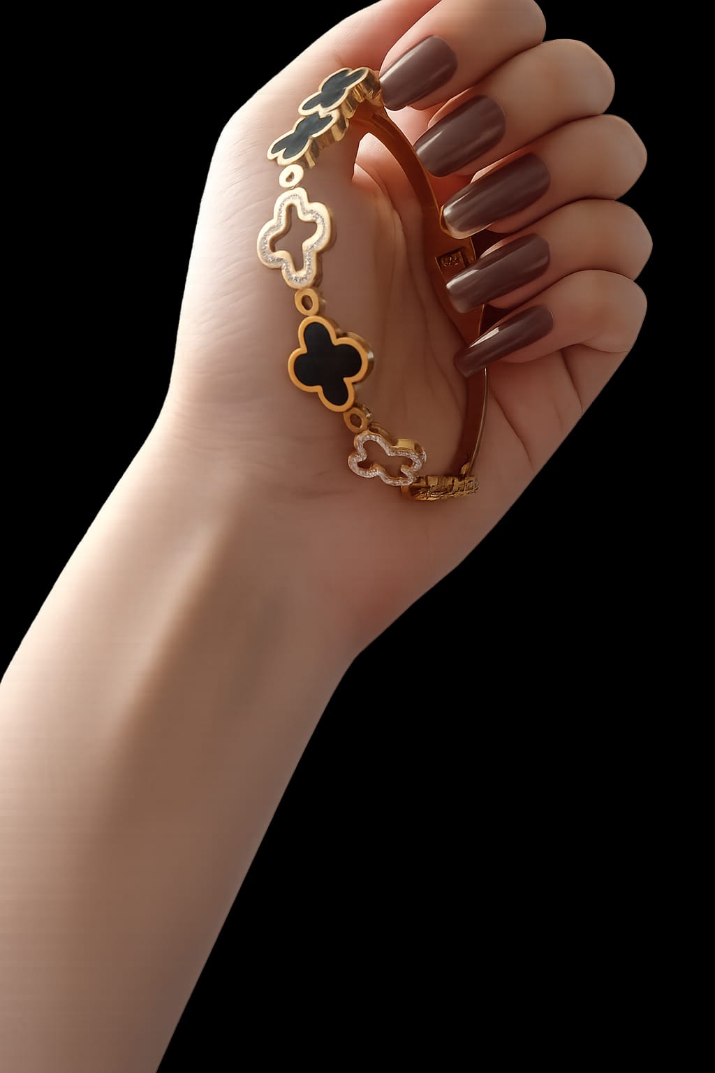 Clover Cuff Bangle